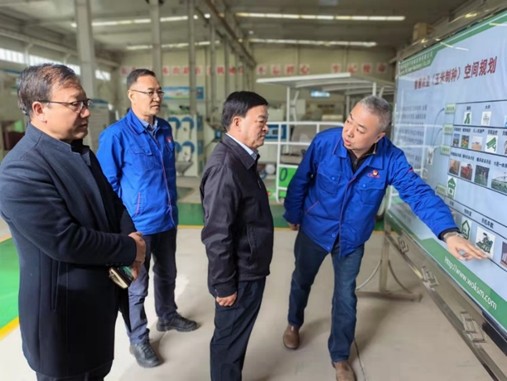 敦煌種業(yè)黨委書記、董事長劉興斌等到奧凱種機(jī)、慶和農(nóng)業(yè)公司洽談交流